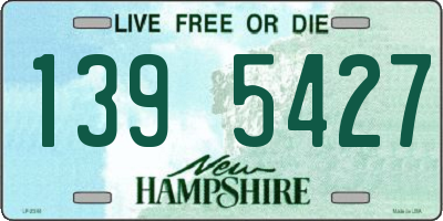 NH license plate 1395427