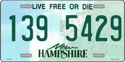 NH license plate 1395429