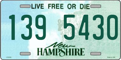 NH license plate 1395430