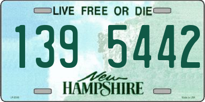 NH license plate 1395442