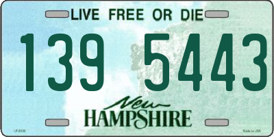 NH license plate 1395443