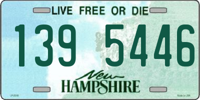 NH license plate 1395446