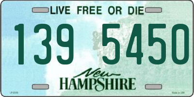 NH license plate 1395450