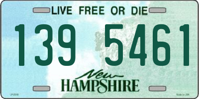NH license plate 1395461