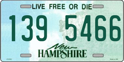 NH license plate 1395466