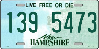 NH license plate 1395473