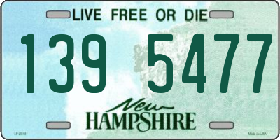NH license plate 1395477