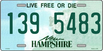 NH license plate 1395483