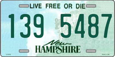 NH license plate 1395487