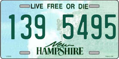 NH license plate 1395495