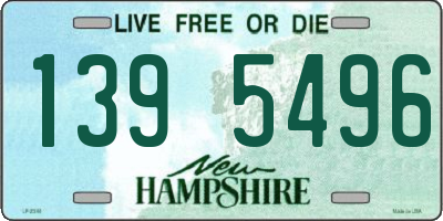 NH license plate 1395496