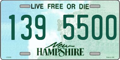 NH license plate 1395500