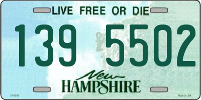 NH license plate 1395502