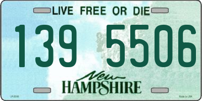 NH license plate 1395506