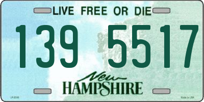 NH license plate 1395517