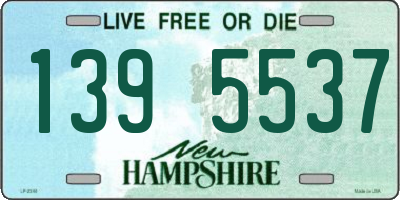 NH license plate 1395537