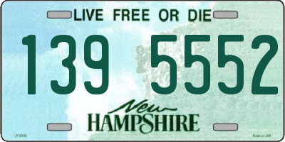 NH license plate 1395552