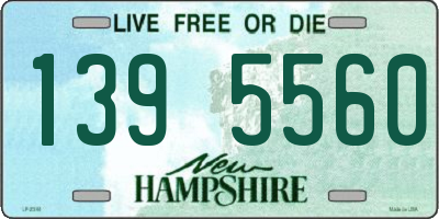 NH license plate 1395560