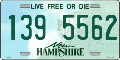 NH license plate 1395562