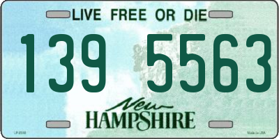 NH license plate 1395563