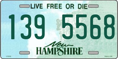 NH license plate 1395568