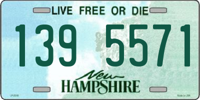 NH license plate 1395571