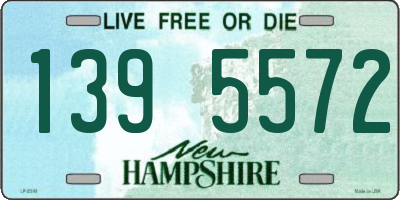 NH license plate 1395572