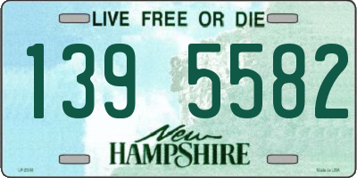 NH license plate 1395582