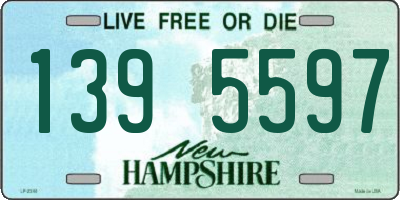 NH license plate 1395597