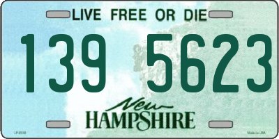 NH license plate 1395623