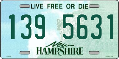 NH license plate 1395631