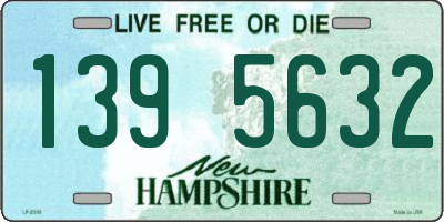 NH license plate 1395632