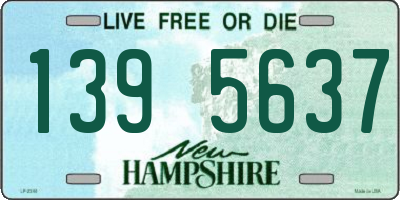 NH license plate 1395637