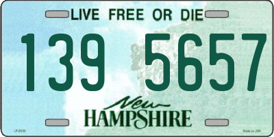 NH license plate 1395657