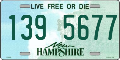 NH license plate 1395677