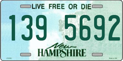 NH license plate 1395692