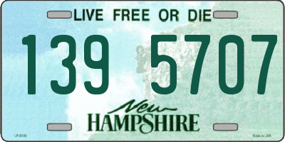 NH license plate 1395707