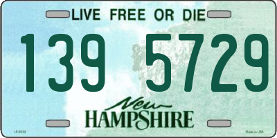 NH license plate 1395729