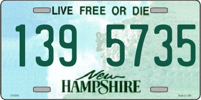 NH license plate 1395735