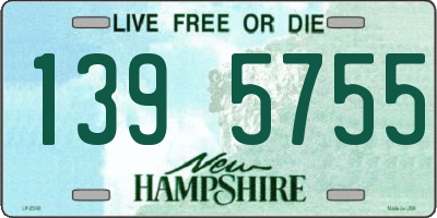 NH license plate 1395755