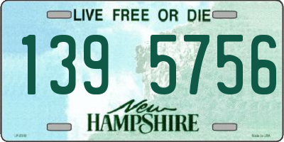 NH license plate 1395756