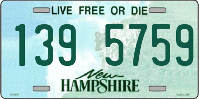 NH license plate 1395759