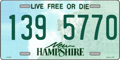NH license plate 1395770