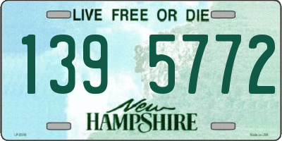 NH license plate 1395772
