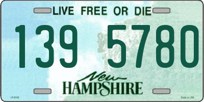 NH license plate 1395780