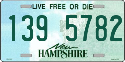 NH license plate 1395782