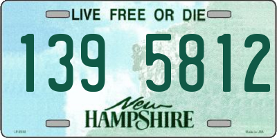 NH license plate 1395812