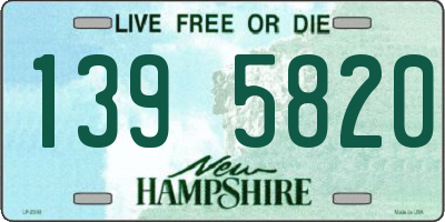 NH license plate 1395820