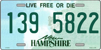 NH license plate 1395822
