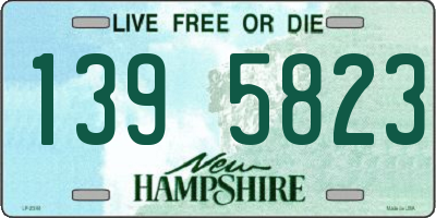 NH license plate 1395823